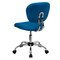 Emma and Oliver Mid-Back Mesh Padded Swivel Task Office Chair with Chrome Base
